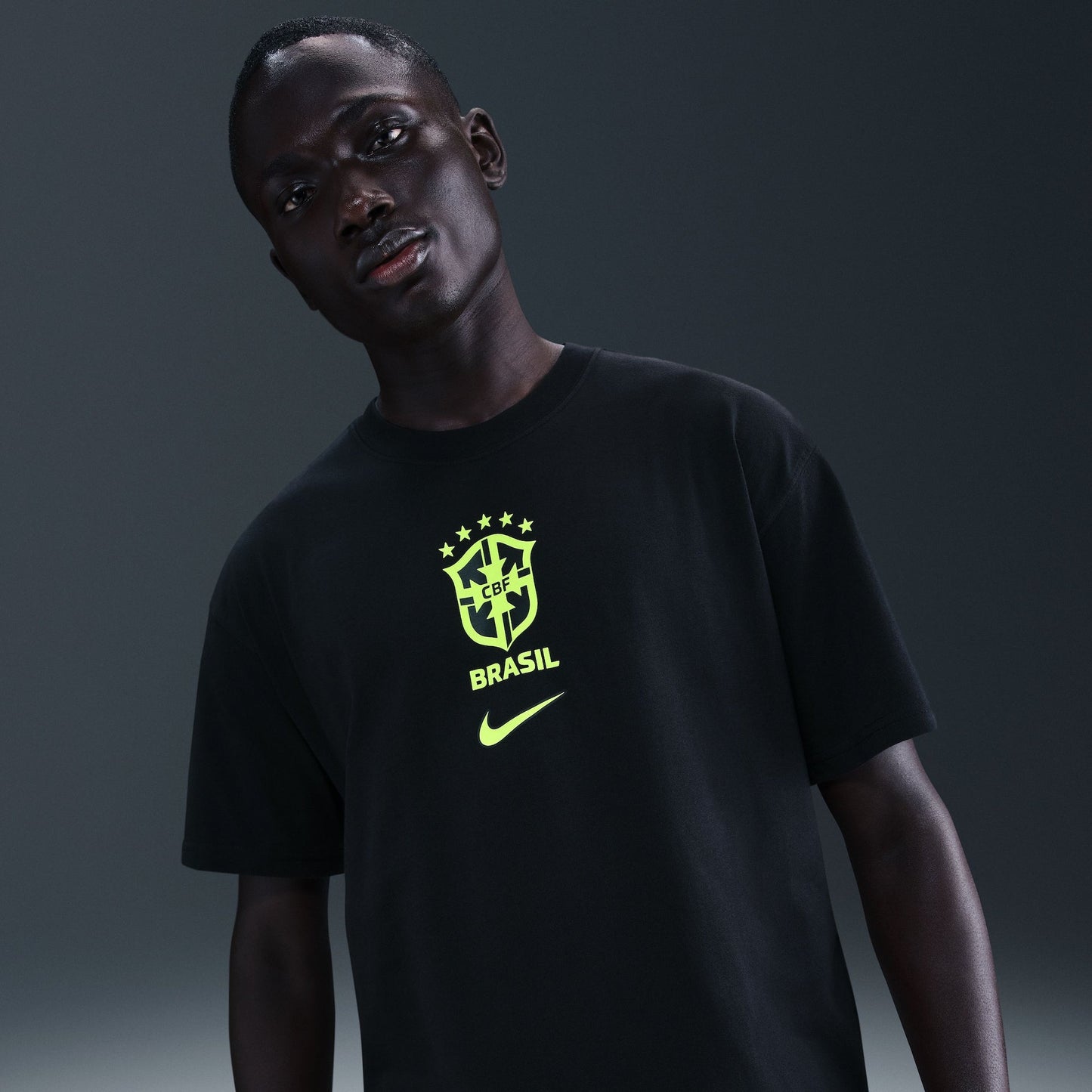 Camiseta de Goleiro Brasil Nike Premium Masculina