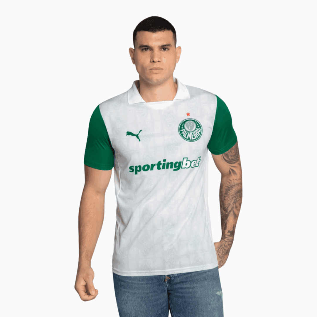 Camisa Puma Palmeiras 2025/26 II - Paulinho N° 10