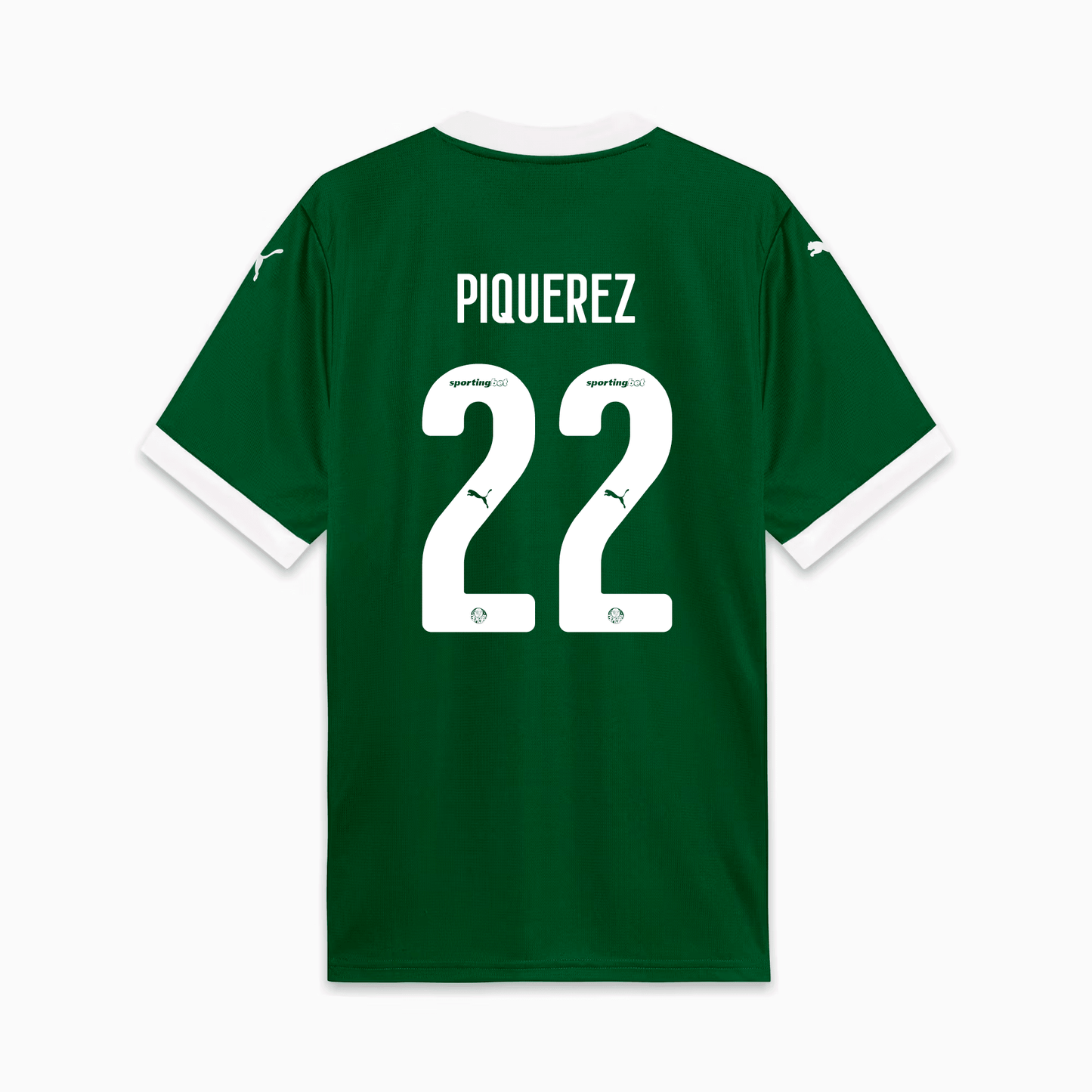 Camisa Puma Palmeiras 2025/26 I - Piquerez N° 22