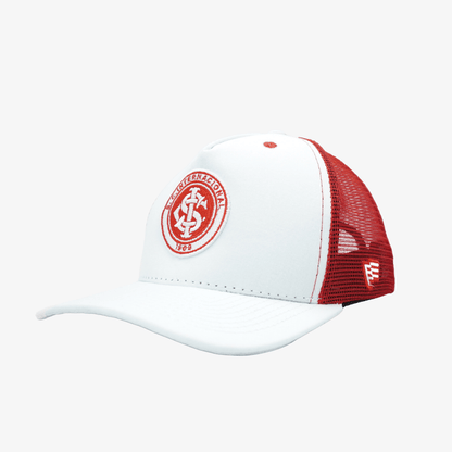 Boné Trucker Internacional Tela - Branco