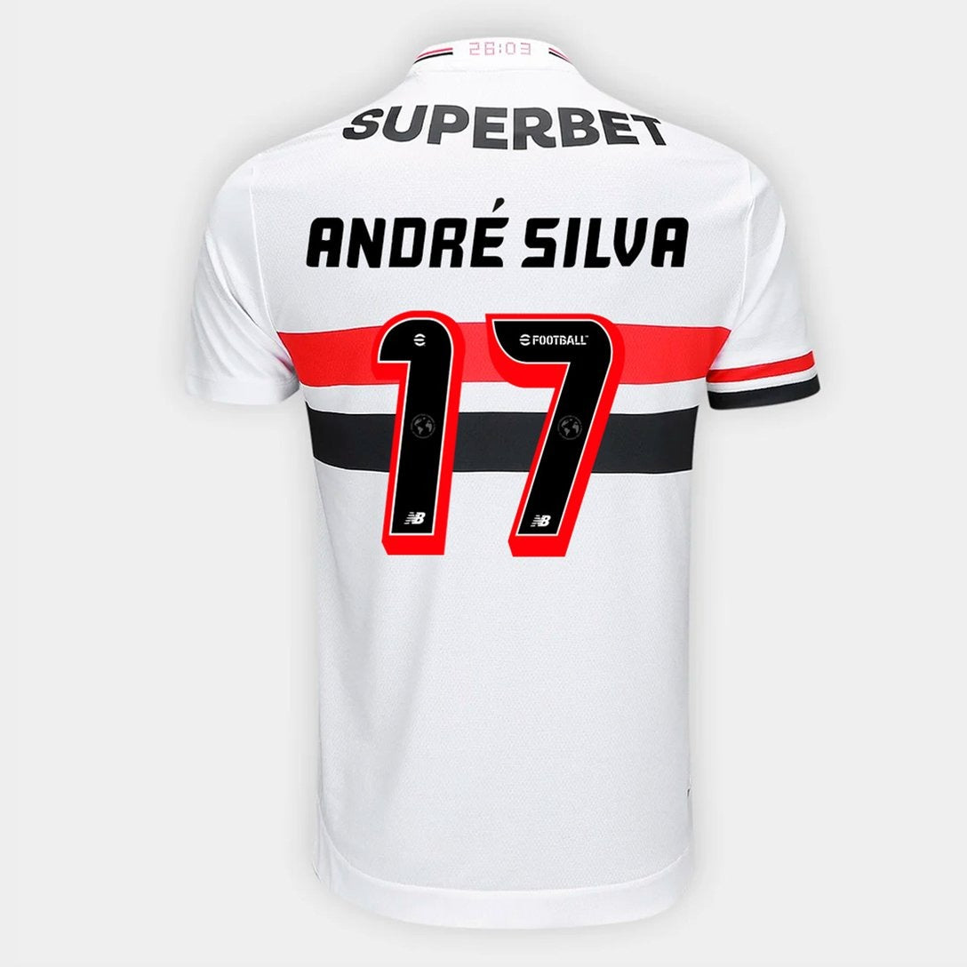 Camisa São Paulo 2025/26 I ADRÉ SILVA N° 17