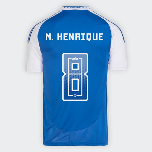 Camisa Adidas Cruzeiro 2025/26 I M. HENRIQUE N° 8