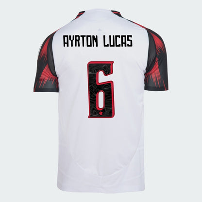 Camisa Adidas Flamengo 2025/26 II AYRTON LUCAS N° 6