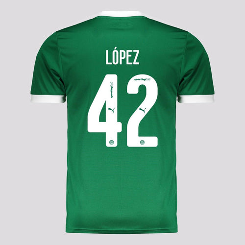 Camisa Puma Palmeiras 2025/26 I - LÓPEZ N° 42